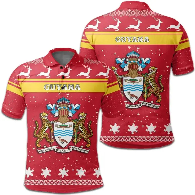 christmas-guyana-coat-of-arms-polo-shirt