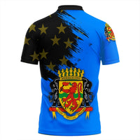 Congo Polo Shirt Coat Of Arms Flag Style RLT13 - Wonder Print Shop