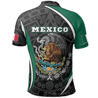 Mexico Polo Shirt Mexican Spirit Aztec RLT13 - Wonder Print Shop