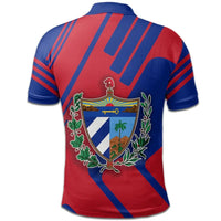 Cuba Polo Shirt Coat Of Arms Rockie RLT13 - Wonder Print Shop