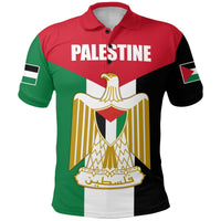 Palestine Polo Shirt, Coat Of Arms Palestine RLT13 - Wonder Print Shop