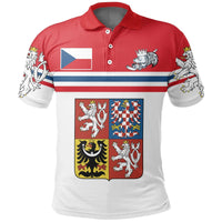 Czech Republic Hockey Polo Shirt Hockey Lion RLT13 - Wonder Print Shop