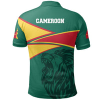 Cameroon Polo Shirt Cameroon Strong Flag RLT7 - Wonder Print Shop