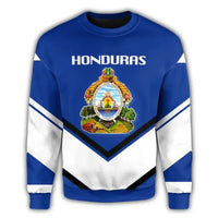 Honduras Coat Of Arms Sweatshirt Lucian Style RLT8 - Wonder Print Shop