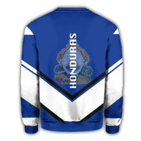 Honduras Coat Of Arms Sweatshirt Lucian Style RLT8 - Wonder Print Shop