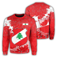Lebanon Christmas Coat Of Arms Sweatshirt X Style8 RLT6 - Wonder Print Shop