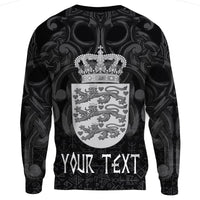(Custom) Wonder Print Shop Sweatshirts - Denmark Odin and Drakkar RLT13 - Wonder Print Shop