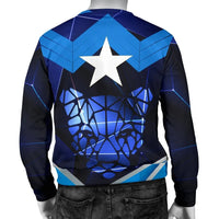 Somalia Mens Sweater Coat Of Arms Somalia With Leopard RLT8 - Wonder Print Shop