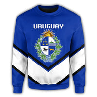 Uruguay Coat Of Arms Sweatshirt Lucian Style RLT6 - Wonder Print Shop