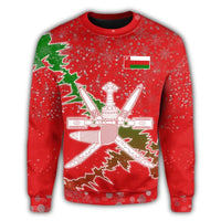 Oman Christmas Coat Of Arms Sweatshirt X Style RLT13 - Wonder Print Shop