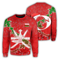 Oman Christmas Coat Of Arms Sweatshirt X Style RLT13 - Wonder Print Shop