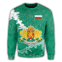 Bulgaria Christmas Coat Of Arms Sweatshirt X Style RLT7 - Wonder Print Shop