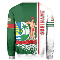 Suriname Sweatshirt Quarter Style RLT7 - Wonder Print Shop