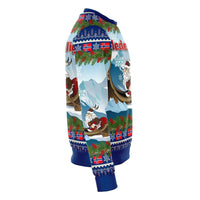 Norway Sweatshirt Santa Viking Is Coming RLT7 - Wonder Print Shop