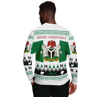 Nigeria Christmas Sweatshirt, White RLT8 - Wonder Print Shop