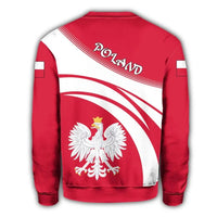 Poland Coat Of Arms Sweatshirt Cricket Style RLT7 - Wonder Print Shop