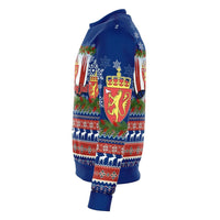 Norway Viking Ship Christmas Sweatshirt RLT7 - Wonder Print Shop
