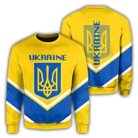 Ukraine Coat Of Arms Sweatshirt Lucian Style RLT7 - Wonder Print Shop