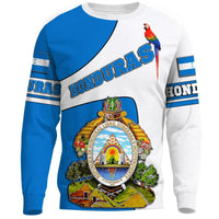 Honduras Sweatshirt - Flag and Coat of Arms RLT8 - Wonder Print Shop