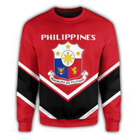 Philippines Coat Of Arms Sweatshirt Lucian Style RLT6 - Wonder Print Shop