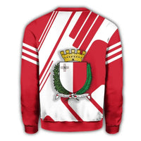 Malta Coat Of Arms Sweatshirt Rockie RLT12 - Wonder Print Shop