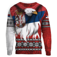 Serbia Sweatshirt Serbian Eagle Special Version RLT7 - Wonder Print Shop