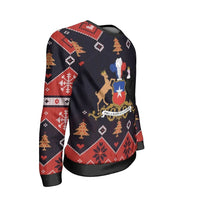 Chile Christmas Sweatshirt - Santa Claus Ho Ho Ho RLT7 - Wonder Print Shop