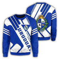 Uruguay Coat Of Arms Sweatshirt Rockie RLT6 - Wonder Print Shop