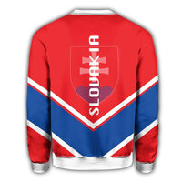 Slovakia Coat Of Arms Sweatshirt Lucian Style RLT13 - Wonder Print Shop