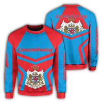 Luxembourg Coat Of Arms Sweatshirt My Style5 RLT6 - Wonder Print Shop
