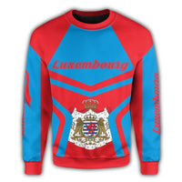 Luxembourg Coat Of Arms Sweatshirt My Style5 RLT6 - Wonder Print Shop