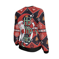 Panama Christmas Sweatshirt Santa Claus Ho Ho Ho RLT13 - Wonder Print Shop