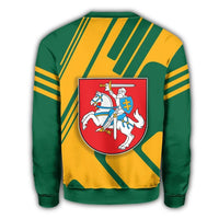 Lithuania Coat Of Arms Sweatshirt Rockie RLT6 - Wonder Print Shop