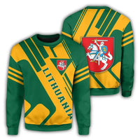 Lithuania Coat Of Arms Sweatshirt Rockie RLT6 - Wonder Print Shop