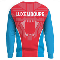 Luxembourg Sweatshirt Strong Lion RLT6 - Wonder Print Shop