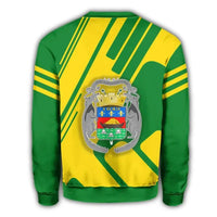 French Guiana Coat Of Arms Sweatshirt Rockie RLT8 - Wonder Print Shop