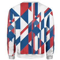 Sweater Shirt Serbia Flag Color With Coat Of Arm RLT7 - Wonder Print Shop