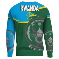 Rwanda Sweatshirt Coat Of Arms New Style RLT12 - Wonder Print Shop