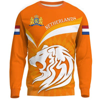 Netherlands Sweatshirt King's Day Lion RLT7 - Wonder Print Shop