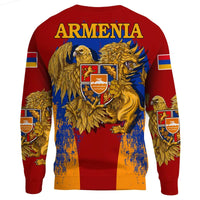 Armenia Special Coat of Arms Sweatshirt (Knitted Long-Sleeved Sweater) RLT8 - Wonder Print Shop