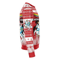 Lithuania Christmas Sweatshirt Simple Vibes Version - Red RLT6 - Wonder Print Shop