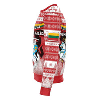 Lithuania Christmas Sweatshirt Simple Vibes Version - Red RLT6 - Wonder Print Shop