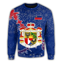 Liechtensteins Christmas Coat Of Arms Sweatshirt X Style8 RLT6 - Wonder Print Shop