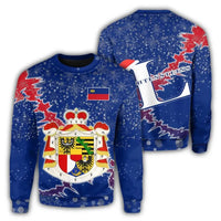 Liechtensteins Christmas Coat Of Arms Sweatshirt X Style8 RLT6 - Wonder Print Shop