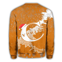 Cyprus Christmas Coat Of Arms Sweatshirt X Style RLT13 - Wonder Print Shop