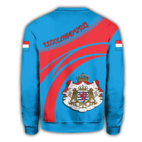 Luxembourg Coat Of Arms Sweatshirt Cricket Style RLT6 - Wonder Print Shop