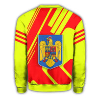 Romania Coat Of Arms Sweatshirt Rockie RLT13 - Wonder Print Shop