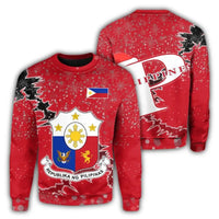 Philippines Christmas Coat Of Arms Sweatshirt X Style8 RLT6 - Wonder Print Shop