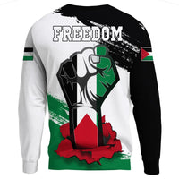Palestine Freedom Sweatshirts Flag and Map RLT13 - Wonder Print Shop
