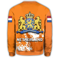 Netherland Coat Of Arms Sweatshirt Spaint Style RLT7 - Wonder Print Shop
